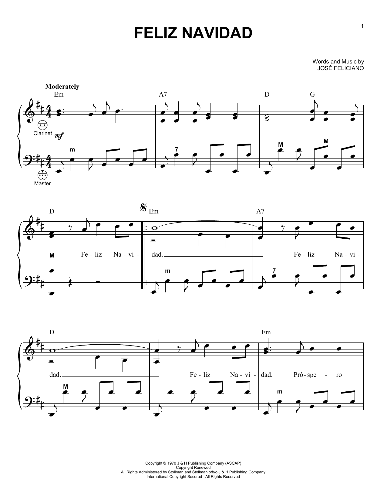 Download Gary Meisner Feliz Navidad Sheet Music and learn how to play Accordion PDF digital score in minutes