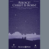 Download or print Joseph M. Martin Rejoice! Christ Is Born! Sheet Music Printable PDF -page score for Christmas / arranged SATB Choir SKU: 411045.