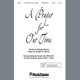 Download or print Joseph M. Martin A Prayer For Our Time (arr. Brant Adams) Sheet Music Printable PDF -page score for Patriotic / arranged SATB Choir SKU: 1359602.