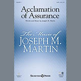Download or print Joseph M. Martin Acclamation Of Assurance Sheet Music Printable PDF -page score for Sacred / arranged SATB SKU: 150580.