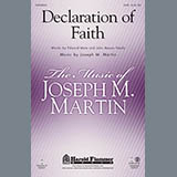 Download or print Joseph M. Martin Declaration Of Faith - Bb Trumpet 1 Sheet Music Printable PDF -page score for Christian / arranged Choir Instrumental Pak SKU: 305534.