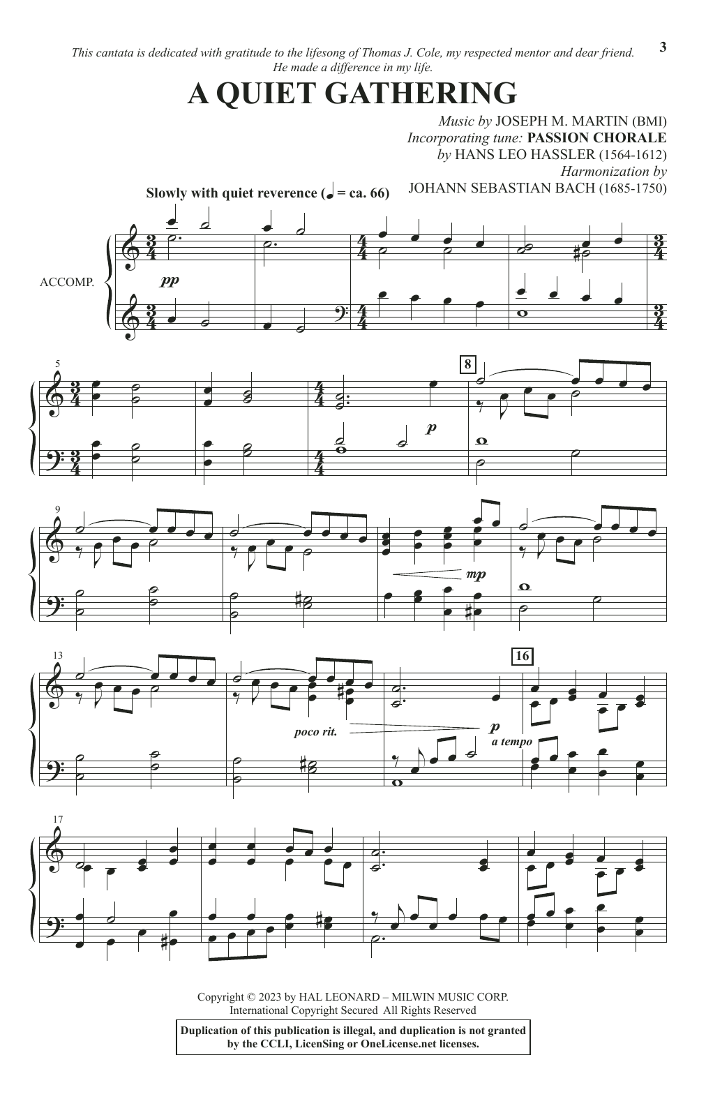 Download Joseph M. Martin From Silence To Song Sheet Music and learn how to play SATB Choir PDF digital score in minutes