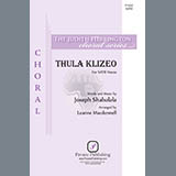 Download or print Joseph Shabalala Thula Klizeo Sheet Music Printable PDF -page score for Concert / arranged SATB Choir SKU: 423602.