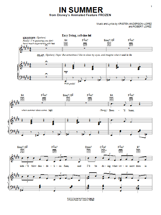 Download Josh Gad In Summer (from Frozen) Sheet Music and learn how to play Trombone Duet PDF digital score in minutes