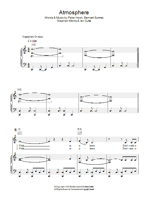 Download Joy Division Atmosphere Sheet Music and learn how to play Ukulele PDF digital score in minutes
