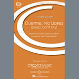 Download or print Juan-Tony Guzman Duerme, No Llores (Sleep, Don't Cry) Sheet Music Printable PDF -page score for Christmas / arranged 2-Part Choir SKU: 410592.