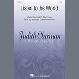 Download or print Judith Clurman Listen To The World Sheet Music Printable PDF -page score for Inspirational / arranged SATB Choir SKU: 1773806.