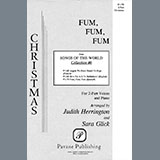 Download or print Judith Herrington and Sara Glick Fum, Fum, Fum Sheet Music Printable PDF -page score for Concert / arranged 2-Part Choir SKU: 492181.