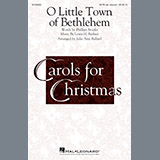 Download or print Julie Ann Ballard O Little Town Of Bethlehem Sheet Music Printable PDF -page score for Christmas / arranged SATB SKU: 186505.