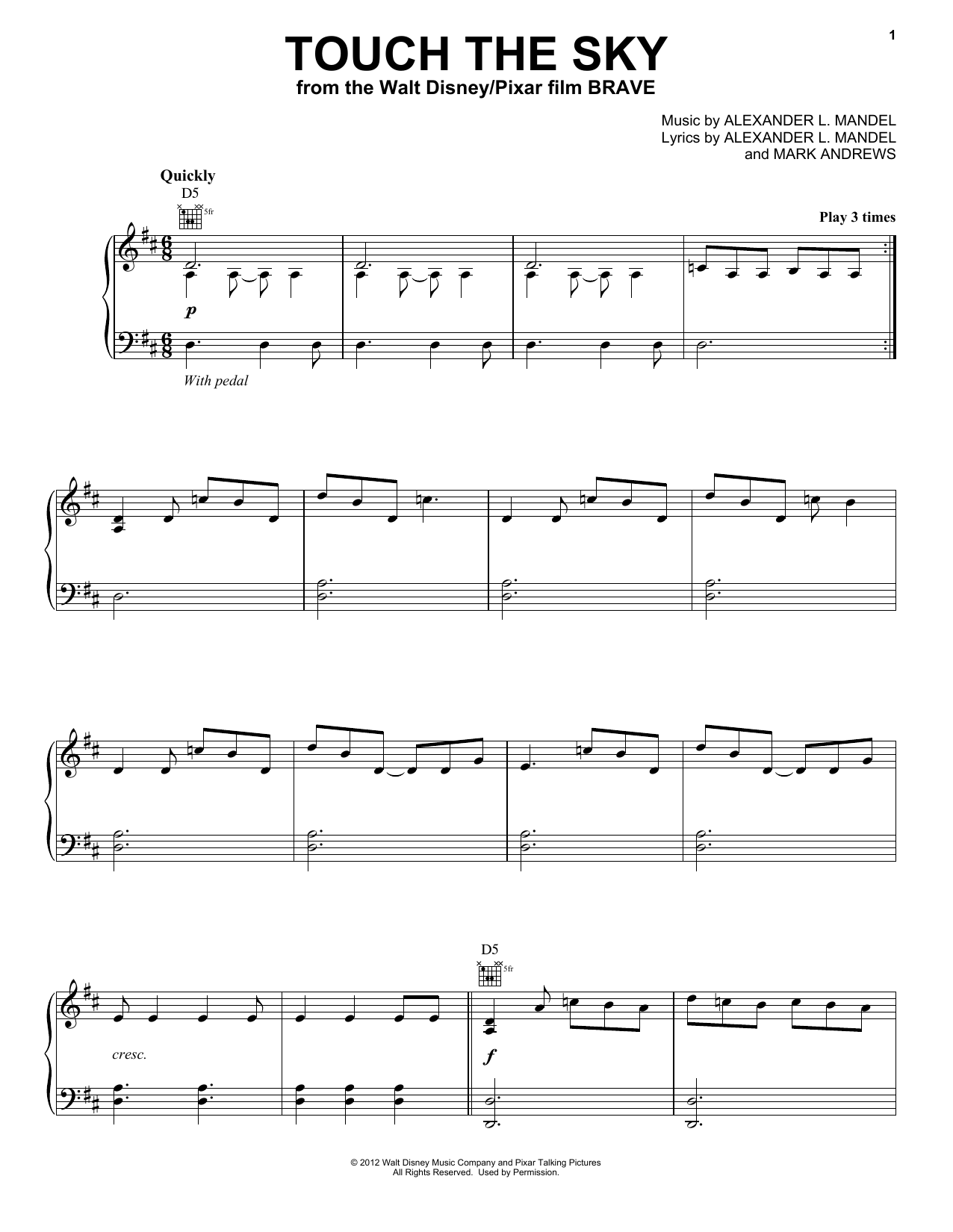 Download Julie Fowlis Touch The Sky Sheet Music and learn how to play Easy Guitar Tab PDF digital score in minutes