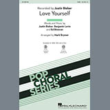Download or print Mark Brymer Love Yourself Sheet Music Printable PDF -page score for Rock / arranged 2-Part Choir SKU: 176978.