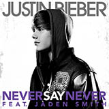 Download or print Justin Bieber Never Say Never (feat. Jaden Smith) Sheet Music Printable PDF -page score for R & B / arranged Beginner Piano SKU: 123724.