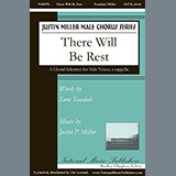 Download or print Justin Miller There Will Be Rest Sheet Music Printable PDF -page score for Concert / arranged Choir SKU: 1357383.