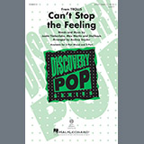 Download or print Audrey Snyder Can't Stop The Feeling Sheet Music Printable PDF -page score for Rock / arranged 2-Part Choir SKU: 190827.