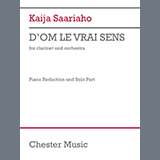 Download or print Kaija Saariaho D'OM LE VRAI SENS (piano reduction) Sheet Music Printable PDF -page score for Classical / arranged Piano Solo SKU: 1626594.