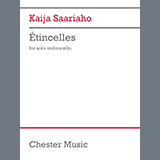 Download or print Kaija Saariaho Étincelles Sheet Music Printable PDF -page score for Classical / arranged Cello Solo SKU: 1625355.