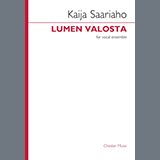 Download or print Kaija Saariaho Lumen Valosta Sheet Music Printable PDF -page score for Classical / arranged SSAATTBB Choir SKU: 1624558.