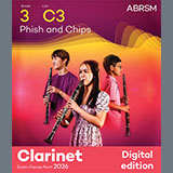 Download or print Karen Street Phish and Chips (Grade 3, list C3, from the ABRSM Clarinet Syllabus from 2026) Sheet Music Printable PDF -page score for Classical / arranged Clarinet Solo SKU: 1765038.