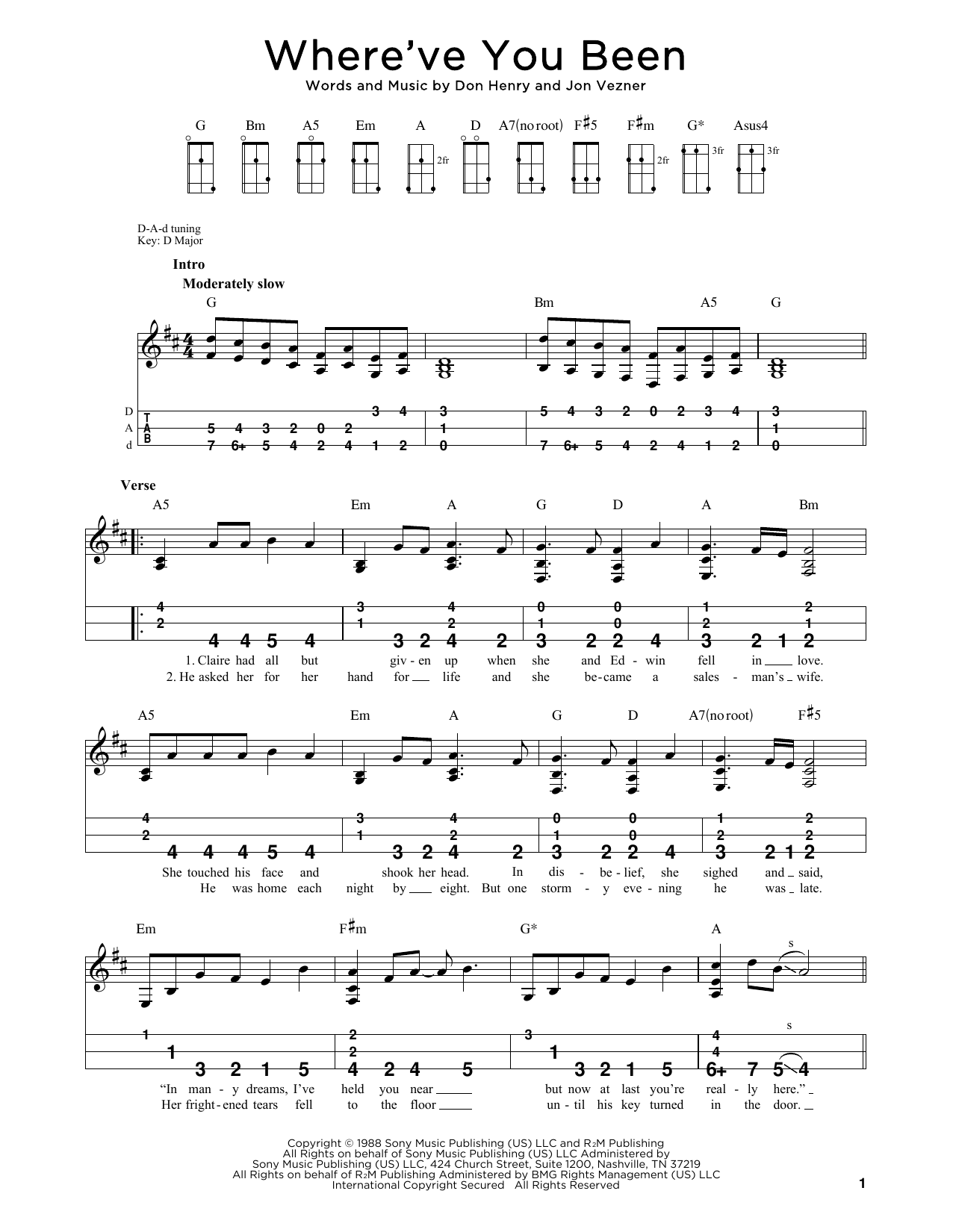 Download Kathy Mattea Where've You Been (arr. Steven B. Eulberg) Sheet Music and learn how to play Dulcimer PDF digital score in minutes