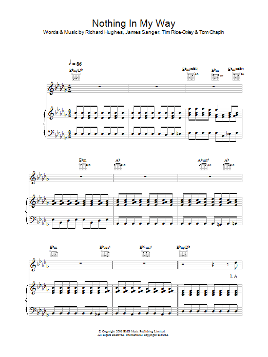 Download Keane Nothing In My Way Sheet Music and learn how to play Violin Solo PDF digital score in minutes