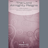 Download or print Keith & Kristyn Getty The Lord Almighty Reigns (arr. David Angerman) Sheet Music Printable PDF -page score for Sacred / arranged SATB Choir SKU: 1451680.