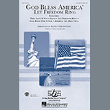 Download or print Keith Christopher God Bless America (Let Freedom Ring) (Medley) Sheet Music Printable PDF -page score for Patriotic / arranged SATB Choir SKU: 524789.