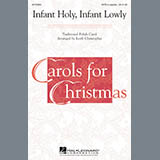 Download or print Keith Christopher Infant Holy, Infant Lowly Sheet Music Printable PDF -page score for Christmas / arranged SATB Choir SKU: 286034.
