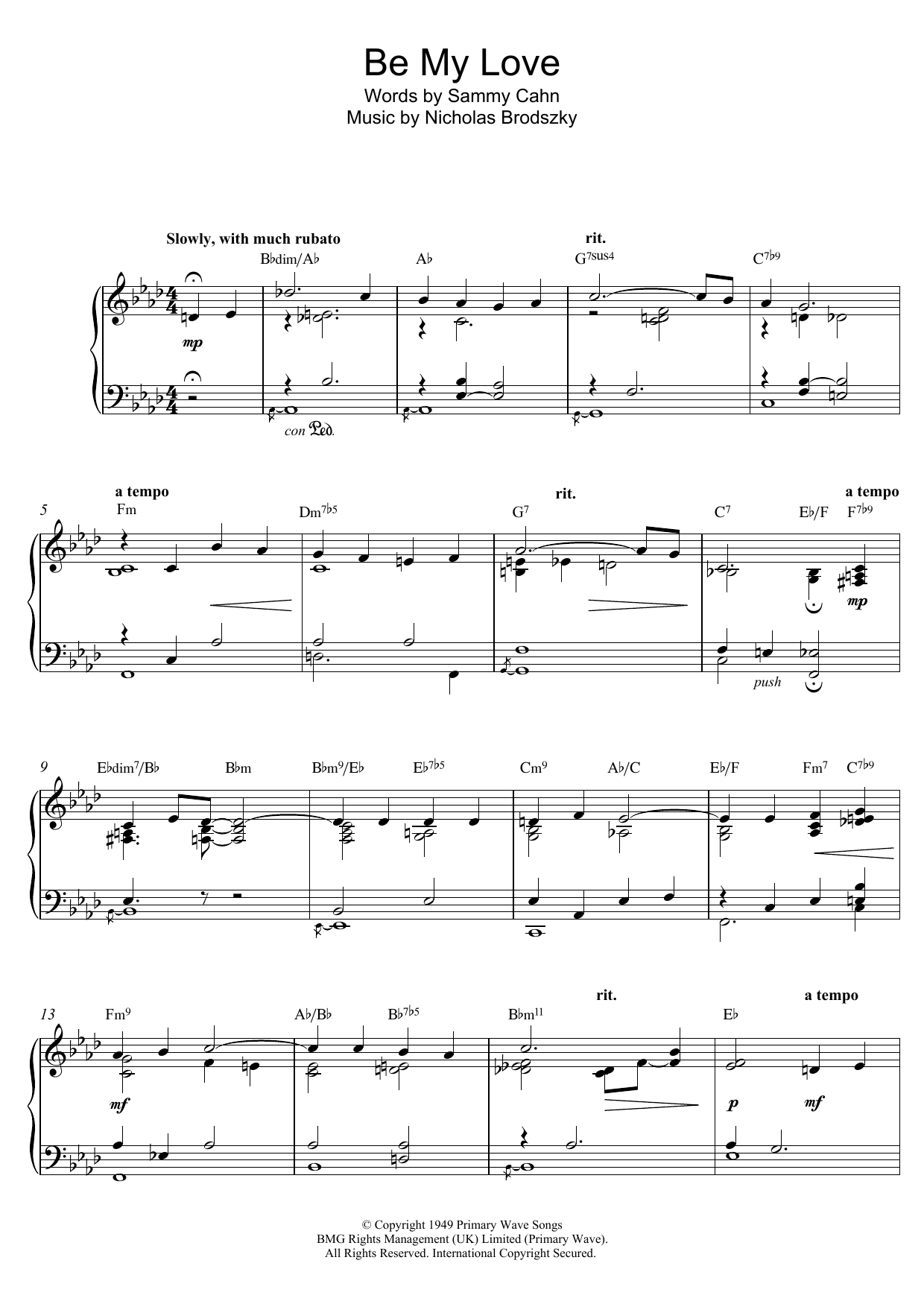 Download Keith Jarrett Be My Love Sheet Music and learn how to play Piano PDF digital score in minutes
