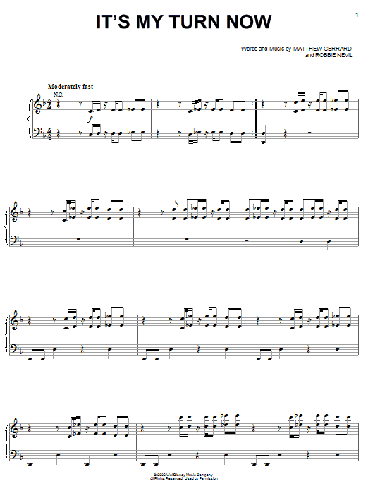 Download Keke Palmer It's My Turn Now Sheet Music and learn how to play Piano, Vocal & Guitar (Right-Hand Melody) PDF digital score in minutes