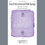 Download or print Kelly Miller Two International Folk Songs Sheet Music Printable PDF -page score for Concert / arranged SATB SKU: 184224.