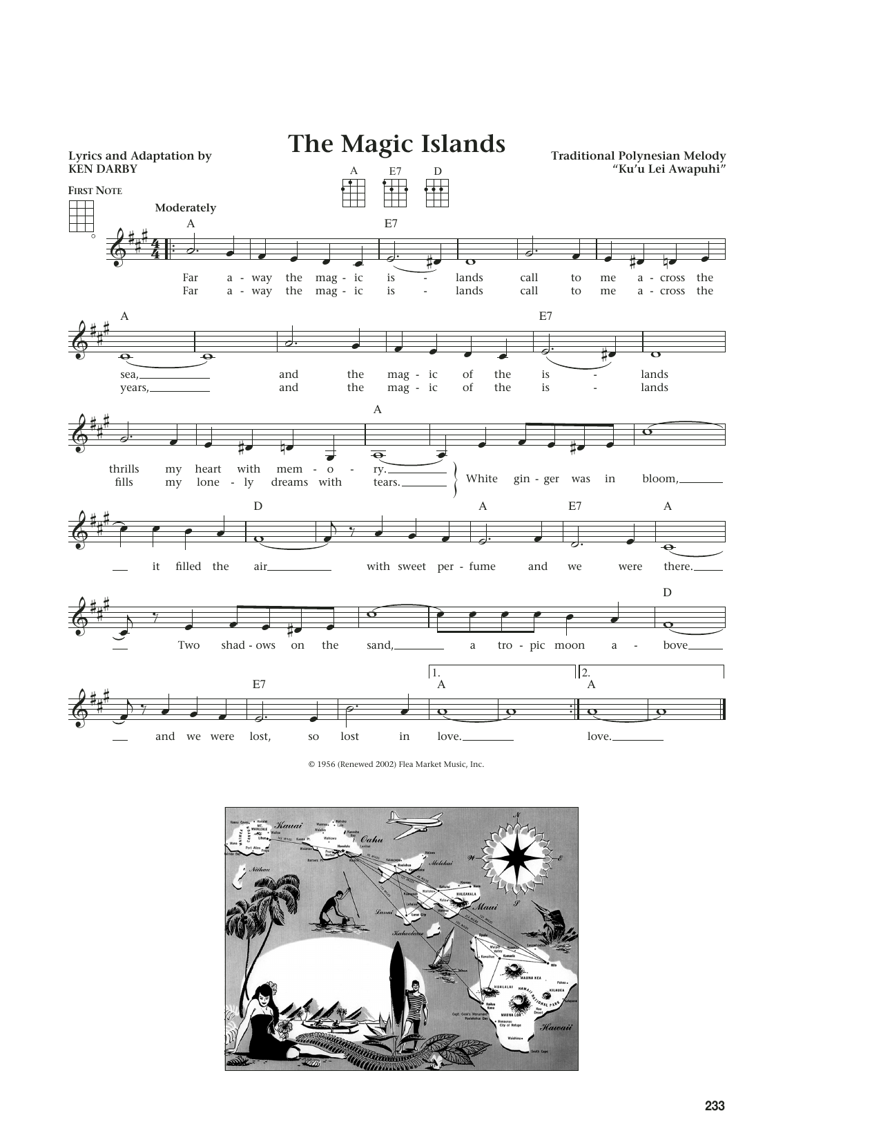 Download Ken Darby The Magic Islands (from The Daily Ukulele) (arr. Liz and Jim Beloff) Sheet Music and learn how to play Ukulele PDF digital score in minutes