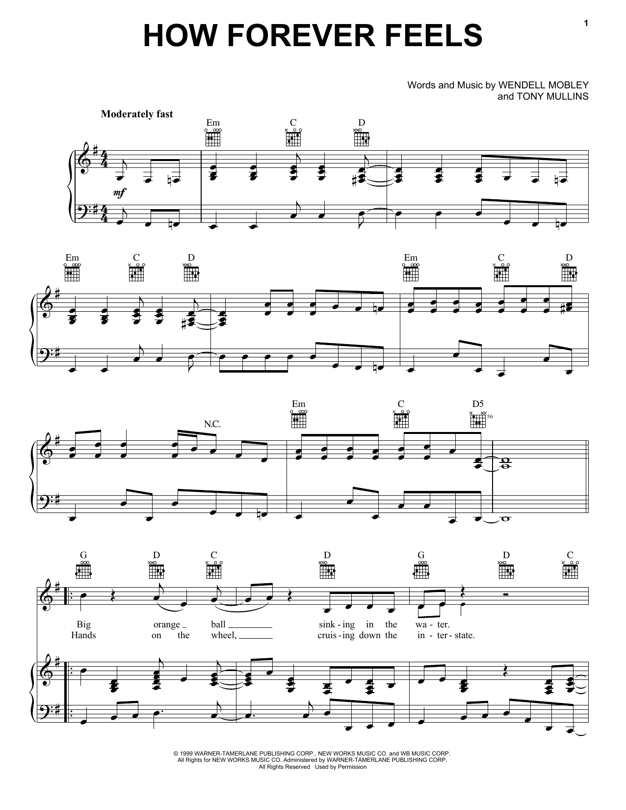 Download Kenny Chesney How Forever Feels Sheet Music and learn how to play Lyrics & Chords PDF digital score in minutes