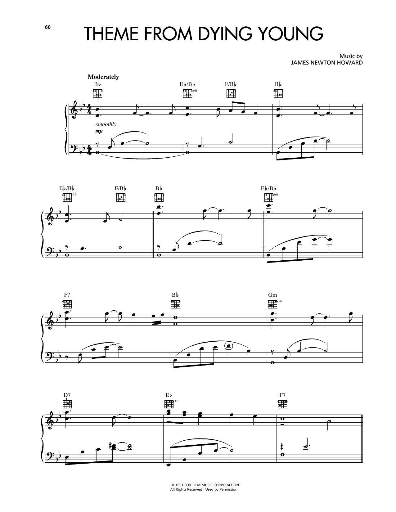 Download Kenny G Theme From Dying Young Sheet Music and learn how to play Piano Solo PDF digital score in minutes