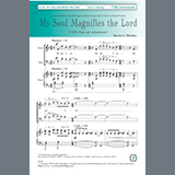 Download or print Kevin A. Memley My Soul Magnifies the Lord Sheet Music Printable PDF -page score for Christmas / arranged TTBB Choir SKU: 1200037.
