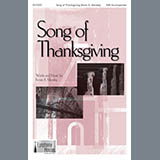 Download or print Kevin Memley Song Of Thanksgiving Sheet Music Printable PDF -page score for Sacred / arranged SAB Choir SKU: 430887.