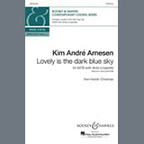 Download or print Kim André Arnesen Lovely Is The Dark Blue Sky (from Nordic Christmas) Sheet Music Printable PDF -page score for Concert / arranged Choir SKU: 1722775.