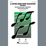 Download or print Kirby Shaw A Fifties Doo-Wop Snapshot (Medley) Sheet Music Printable PDF -page score for Pop / arranged SATB Choir SKU: 523850.