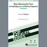 Download or print Kirby Shaw Slow Dancing For Two Sheet Music Printable PDF -page score for Rock / arranged SSA SKU: 155798.