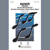 Download or print Kirby Shaw DANCE! (Medley) Sheet Music Printable PDF -page score for Pop / arranged SATB Choir SKU: 252486.