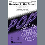 Download or print Martha & The Vandellas Dancing In The Street (arr. Kirby Shaw) Sheet Music Printable PDF -page score for Rock / arranged SATB SKU: 89129.