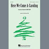 Download or print Traditional Here We Come A-Caroling (arr. Kirby Shaw) Sheet Music Printable PDF -page score for Winter / arranged TTBB SKU: 160100.