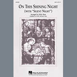 Download or print Kirby Shaw On This Shining Night (with Silent Night) Sheet Music Printable PDF -page score for Sacred / arranged SAB SKU: 97412.