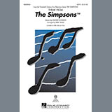 Download or print Kirby Shaw Theme From The Simpsons Sheet Music Printable PDF -page score for Film/TV / arranged SATB Choir SKU: 290176.