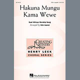 Download or print Traditional Spiritual Hakuna Mungu Kama Wewe (arr. Kirk Aamot) Sheet Music Printable PDF -page score for A Cappella / arranged 3-Part Mixed SKU: 151448.