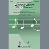 Download or print Kristen Anderson-Lopez & Robert Lopez WandaVision! (Choral Medley) (arr. Mark Brymer) Sheet Music Printable PDF -page score for Disney / arranged SATB Choir SKU: 546511.