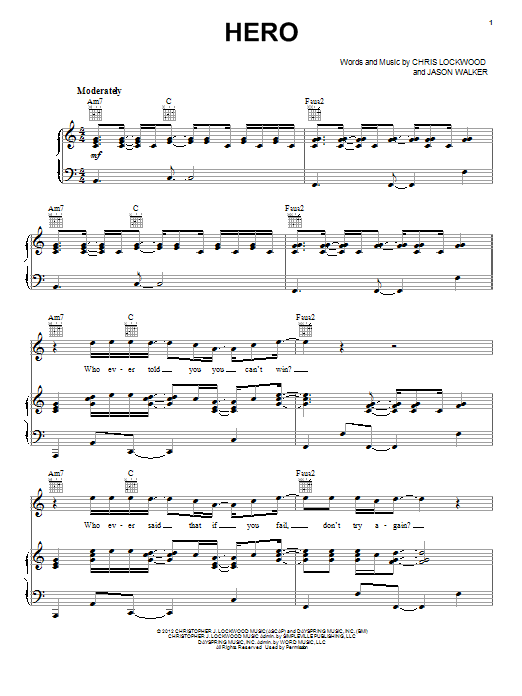 Download Kutless Hero Sheet Music and learn how to play Piano, Vocal & Guitar (Right-Hand Melody) PDF digital score in minutes