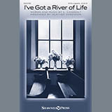 Download or print L. Casebolt I've Got A River Of Life (arr. Heather Sorenson) Sheet Music Printable PDF -page score for A Cappella / arranged SATB Choir SKU: 431333.