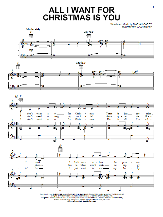 Download Lady Antebellum All I Want For Christmas Is You Sheet Music and learn how to play Piano, Vocal & Guitar (Right-Hand Melody) PDF digital score in minutes