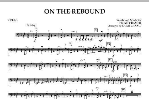 Download Larry Moore On the Rebound - Cello Sheet Music and learn how to play Orchestra PDF digital score in minutes
