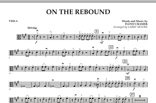 Download Larry Moore On the Rebound - Viola Sheet Music and learn how to play Orchestra PDF digital score in minutes